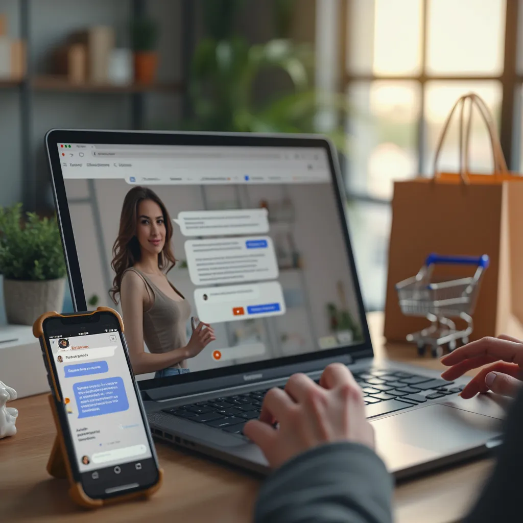 Chat with artificial intelligence for e-commerce